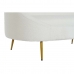 Sofa DKD Home Decor Biały Musztarda Metal Chmury Scandi 155 x 75 x 92 cm