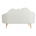 Sofa DKD Home Decor White Mustard Metal Clouds Scandi 155 x 75 x 92 cm