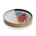 Настенное часы Versa Стеклянный Пластик 4 x 30 x 30 cm