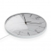 Wall Clock Versa Pendulum Metal Crystal MDF Wood 4,5 x 56 x 29 cm