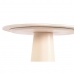 Stranska miza Home ESPRIT Bela Bež Svetlo rjava Kovina Keramika 40 x 40 x 72 cm