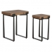 Set od dvije stolice Home ESPRIT Smeđa Crna 50 x 38 x 62 cm