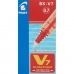 Šķidrās tintes pildspalva Pilot V7 Hi-Tecpoint Sarkans 0,5 mm (12 gb.)