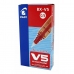 Ручка с жидкими чернилами Pilot V-5 Hi-Tecpoint Красный 0,3 mm (12 штук)