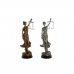 Statua Decorativa Home ESPRIT Dorato Argentato Neoclassico 20 x 18,5 x 62 cm (2 Unità)