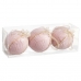 Коледни топки Розов Polyfoam Състав 10 x 10 x 10 cm (3 броя)