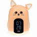 Часы-будильник Bigben Лососевый кот