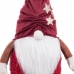 Ziemassvētku Nieciņš Balts Sarkans Smiltis Audums Ziemassvētku vecītis 35 cm