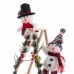 Christmas bauble Multicolour Wood Fabric Snow Doll 30 x 15 x 76 cm