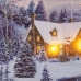 Malba Vánoce Vícebarevný Dřevo Plátno 20 x 15 x 1,8 cm