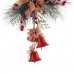 Коледна Украса Червен Многоцветен Метал Пластмаса влакно Камбани 36 x 6,5 x 42 cm