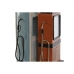 Stolni sat Home ESPRIT Modrý Oranžový Kov Sklo Vintage 12 x 7,5 x 32 cm (2 kusů)