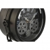 Galda pulkstenis Home ESPRIT Crna Srebrna Metal Kristal 18 x 17 x 33 cm