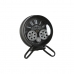 Reloj de Mesa Home ESPRIT Negro Plateado Metal Cristal 16,5 x 11 x 21 cm