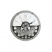 Стенен часовник Home ESPRIT Черен Сребрист Метал Кристал Предавки 52 x 8,5 x 52 cm
