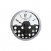 Relógio de Parede Home ESPRIT Preto Prateado Metal Cristal Engrenagens 52 x 8,5 x 52 cm