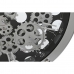 Muurklok Home ESPRIT Zwart Zilverkleurig Metaal Kristal Versnellingen 52 x 8,5 x 52 cm