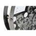 Стенен часовник Home ESPRIT Черен Сребрист Метал Кристал Предавки 52 x 8,5 x 52 cm
