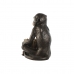Dekorativ Figur Home ESPRIT Gyllen Mørkebrunt Ape 40 x 37 x 50 cm