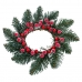 Ornament de Crăciun Suport de Lumânări Roșu Verde Plastic 25 cm