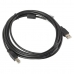 Kabel USB 2.0 A na USB B Lanberg CA-USBA-11CC-0030-BK Černý 3 m