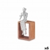 Statua Decorativa Flauto Dolce Argentato Legno Metallo 13 x 27 x 13 cm