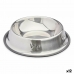 Кормушка для собак Серебристый Серый Резина Металл 26 x 7 x 26 cm (12 штук)