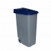 Găleată pentru gunoi, cu roți Denox 85 L Albastru 58 x 41 x 76 cm