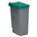 Găleată pentru gunoi, cu roți Denox 85 L Verde 58 x 41 x 76 cm