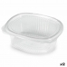 Food Preservation Container Algon Reusable 1 L Transparent Oval 19 x 16 x 6,5 cm (12 Units)