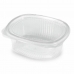 Food Preservation Container Algon Reusable 1 L Transparent Oval 19 x 16 x 6,5 cm (12 Units)