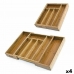 Organizador para Cubiertos Quttin Bambú 46 x 43 x 5 cm (4 Unidades) (43 x 30 x 5 cm)