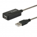 USB pagarinājumu Kabelis Savio CL-76 Balts Melns 5 m