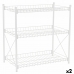 Shelves Confortime Metal White 52 x 34 x 55 cm (2 Units)
