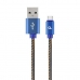 USB A - USB C Kábel GEMBIRD CC-USB2J-AMCM-1M-BL Kék 1 m