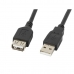 USB Podaljševalni Kabel Lanberg CA-USBE-10CC-0030-BK Črna 3 m