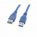 Cablu Prelungitor USB Lanberg CA-US3E-10CC-0018-B Albastru 1,8 m