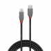 USB-kabel LINDY 36892 Zwart Zwart/Gris 2 m