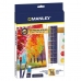 Acrylic Paint Set Manley 16 Kappaletta Monivärinen