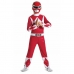 Kostium dla Dzieci Power Rangers Mighty Morphin Czerwony 2 Części