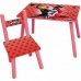 Set met kindertafel en stoelen Fun House Ladybug