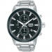 Pánské hodinky Lorus RM325HX9 Černý Stříbřitý