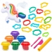 Modelling Clay Game PlayGo Multicolour (25 Pieces) Unicorn