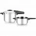 Pressure cooker Monix M911005 4 L + 6 L 2 Pieces Stainless steel 6 L