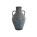 Vase Home ESPRIT Bleu Gris Terre cuite Oriental 25 x 25 x 44 cm
