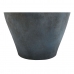 Vaza Home ESPRIT Modra Siva glina Orientalsko 25 x 25 x 44 cm