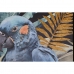 Maľba Home ESPRIT papagáj Tropické Lakovanie 50 x 3,5 x 70 cm (2 kusov)