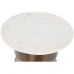 Mažas šoninis stalas Home ESPRIT Balta Auksinis Marmurą Geležis 46 x 46 x 54 cm