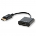 DisplayPort HDMI Adapter Savio CL-55 Fekete 20 cm
