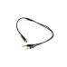 Kabel Audio Jack (3,5 ym) Rozgałęźnik GEMBIRD CCA-418M 20 cm